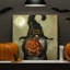Art mural gicleur Warlock-66200107