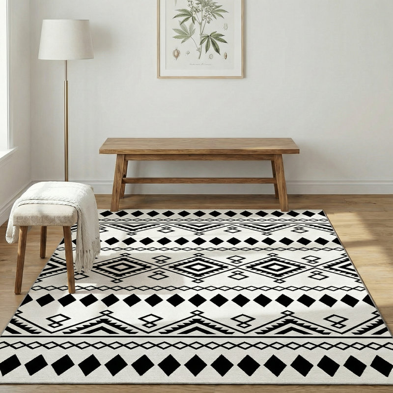 Tapis marocain Thambiah, Rectangle 3 pi 4 po x 6 pi 7 po