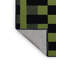 Tapis bleu à carreaux lavable à la machine-528156807