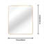 Miroir mural de salle de bain 30 "x 36"-101754283