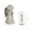 Statue de jardin d'ange chien priant