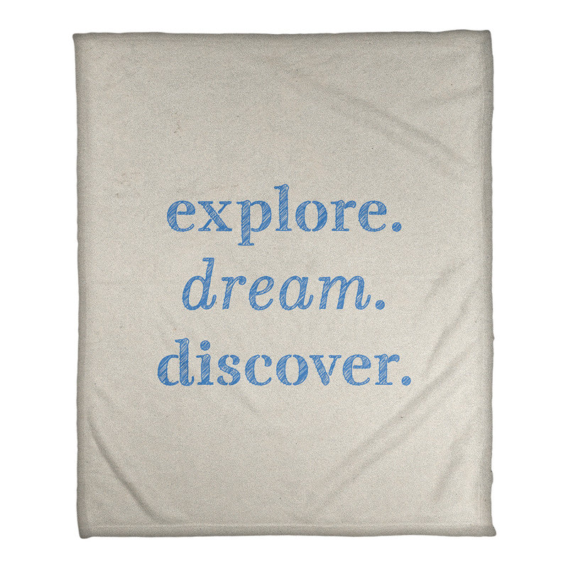 Couverture polaire pour rêve discover, l 30 po x L 40 po, Mauve, Moyen