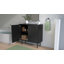 Armoire d'appoint cannelée à 2 portes H 35 po avec tablettes réglables Ayden-1071461190