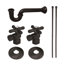 Kingston Brass Gourmet Scape Traditional Plumbing Supply Kit Combo with 1-1/2" P-Trap