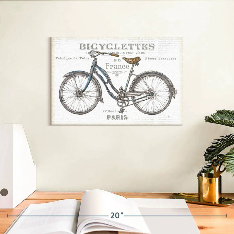 Bicycles II, 8" H x 12" W