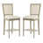 Beige clair / cadre gris rustique