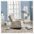 Rocking Chair Nursery Chair , Comfortable Rocker Fabric Padded Seat ,High Back Armchair-375110521