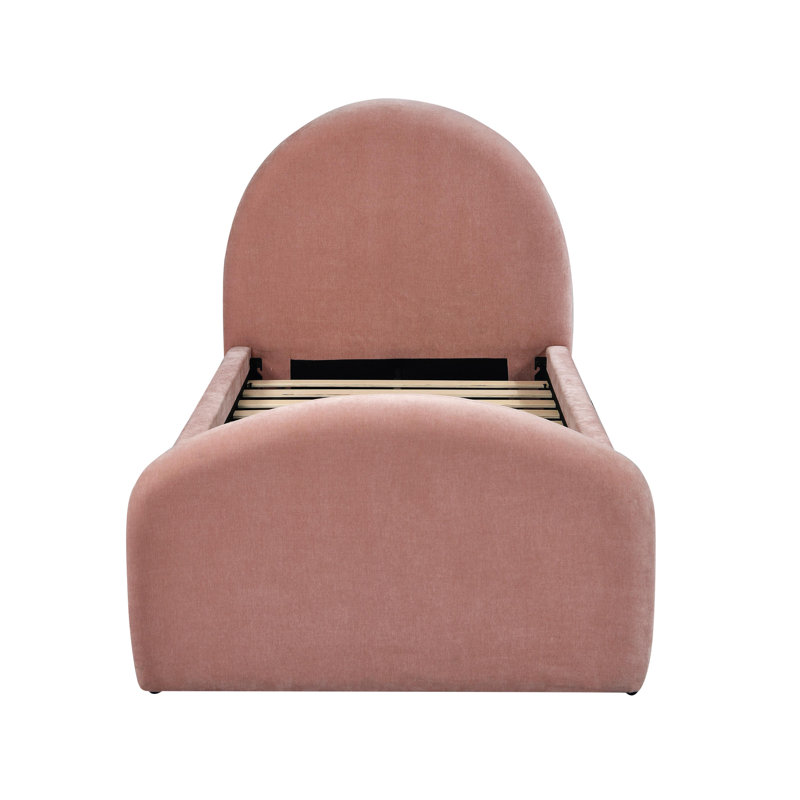 Lit gigogne simple Chiril, Rose