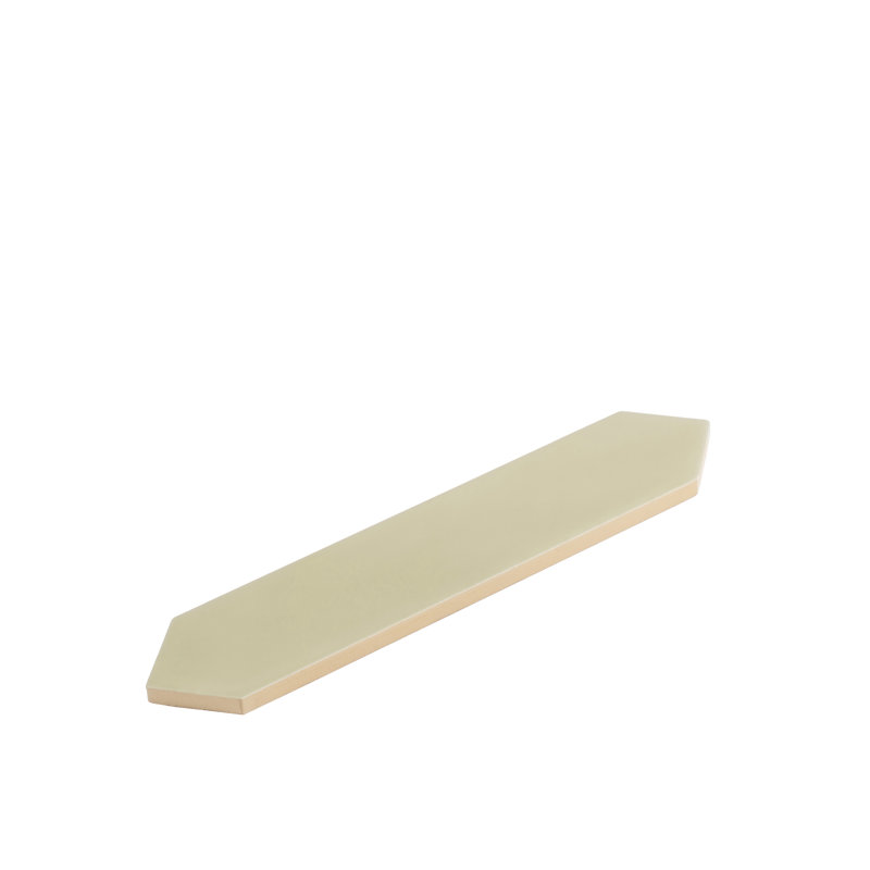 Piquet 2'' W x 10'' L Ceramic Singular Tile, Moss Green