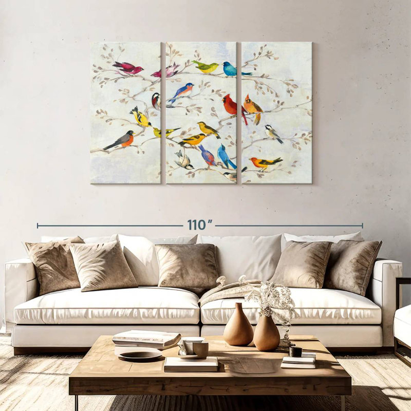 Brampt A Little Bird Told Me I, 48" H x 74" W