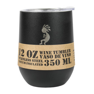 Verre à vin 12 onces en acier inoxydable isolé sous vide