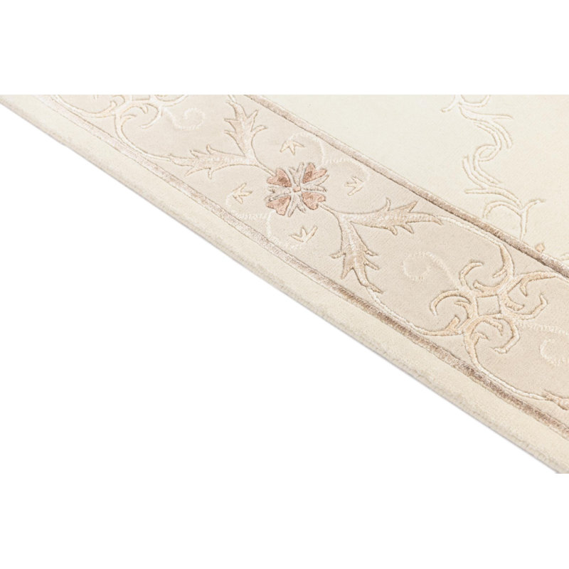 Tapis de couloir beige Indira
