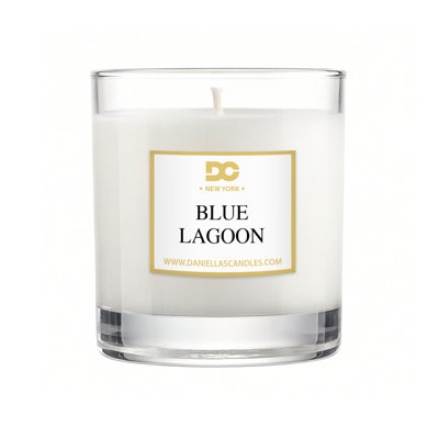 Blue Lagoon Scented Candle, 50h Burn Time