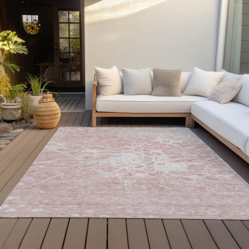Tapis intérieur / extérieur Arevalo, Rectangulaire 3 pi x 5 pi