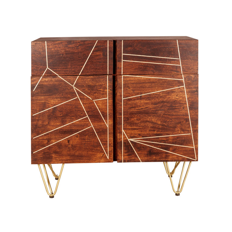 Roosevelt 90cm Sideboard, Dark Walnut