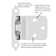 Self-Closing Pair Overlay Hinge