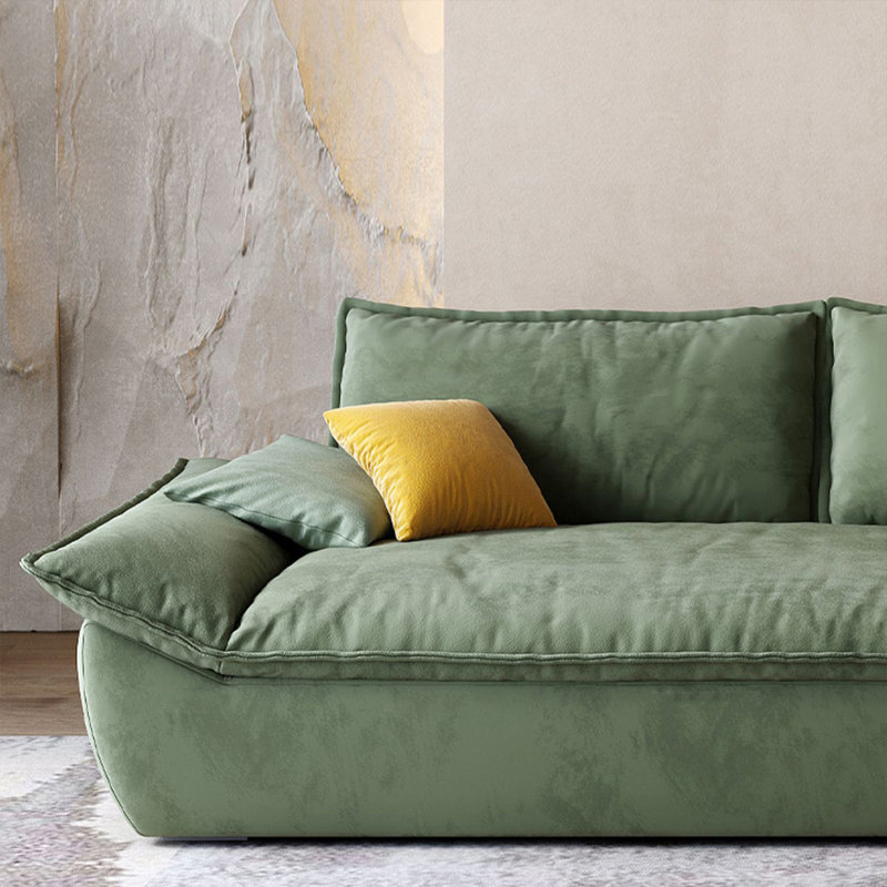 Coussin modulaire 102,36 po vert 100% polyester
