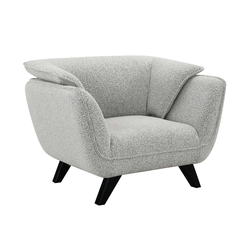 Fauteuil Nayeli, Boucle gris clair