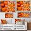 Impression sur toile Massive Orange Fractal-760415576-760415570