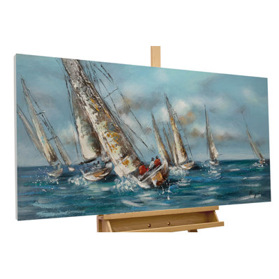 Hand-painted acrylic painting from coast to coast