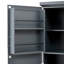 Garde-manger 70,9 po de hauteur - autoportant avec 4 portes, plateaux coulissants et tablette réglable-1081096001
