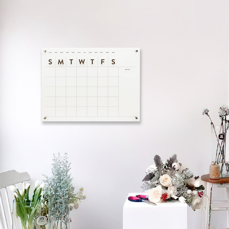 Parisloft No Acrylic Wall Acrylic Whiteboard, 18" x 24"