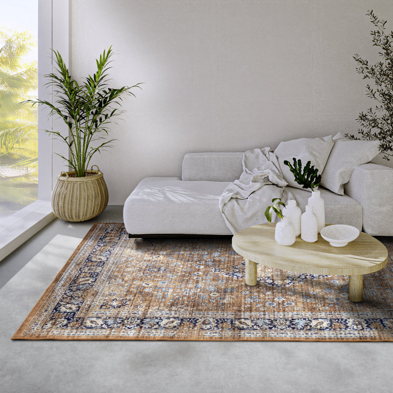 Aurora Oriental Machine Woven Area Rug, Rectangular 120 x 160cm