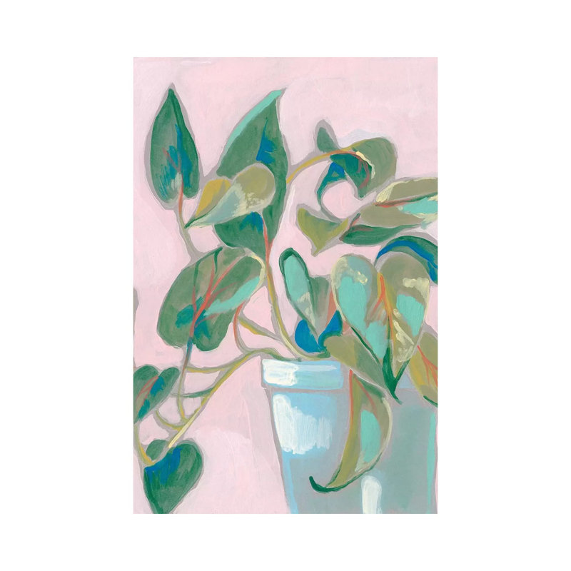 Quirky Plant I by Jennifer Goldberger - Wrapped Canvas Print, 66.04 cm H x 45.72 cm W x 3.175 cm D