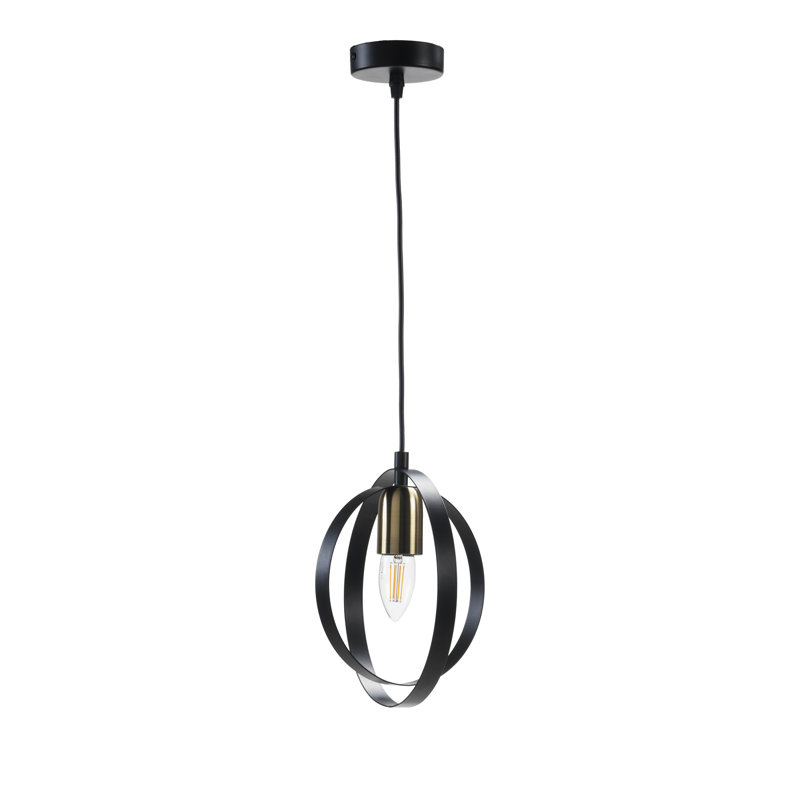 1 - Light Matte Black Pendant
