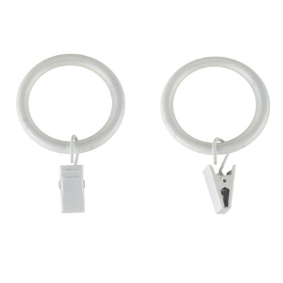 Widmer Steel/Plastic Lined Curtain Rings
