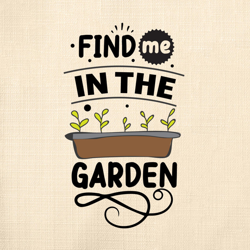 «Garden Lover» - Citation 7 - Coussin décoratif inclus, H 18 po x l 18 po