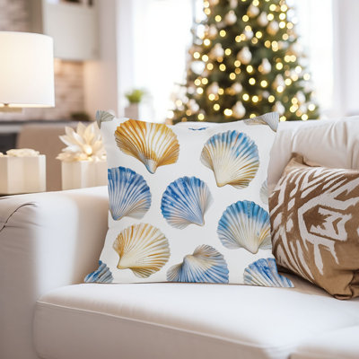 Housse de coussin plage et côtes