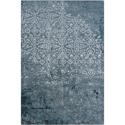 Rupec Handmade Blue Area Rug