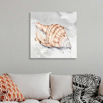 " Blush Shell I " by Eva Watts Painting Print