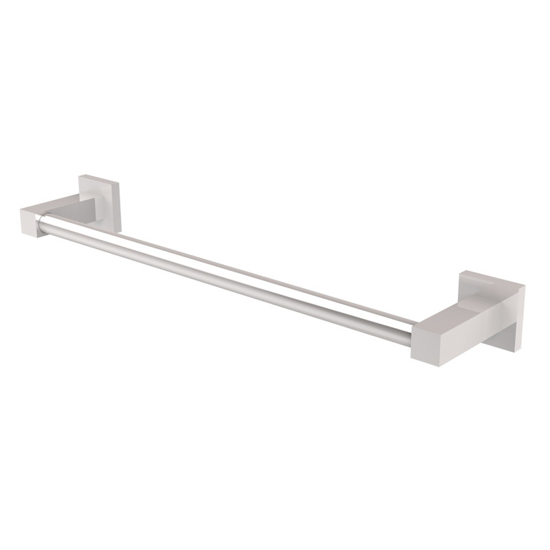 Barre à serviettes murale contemporaine Haranu, H 2 po x l 37,7 po x P 3,7 po, Chrome poli