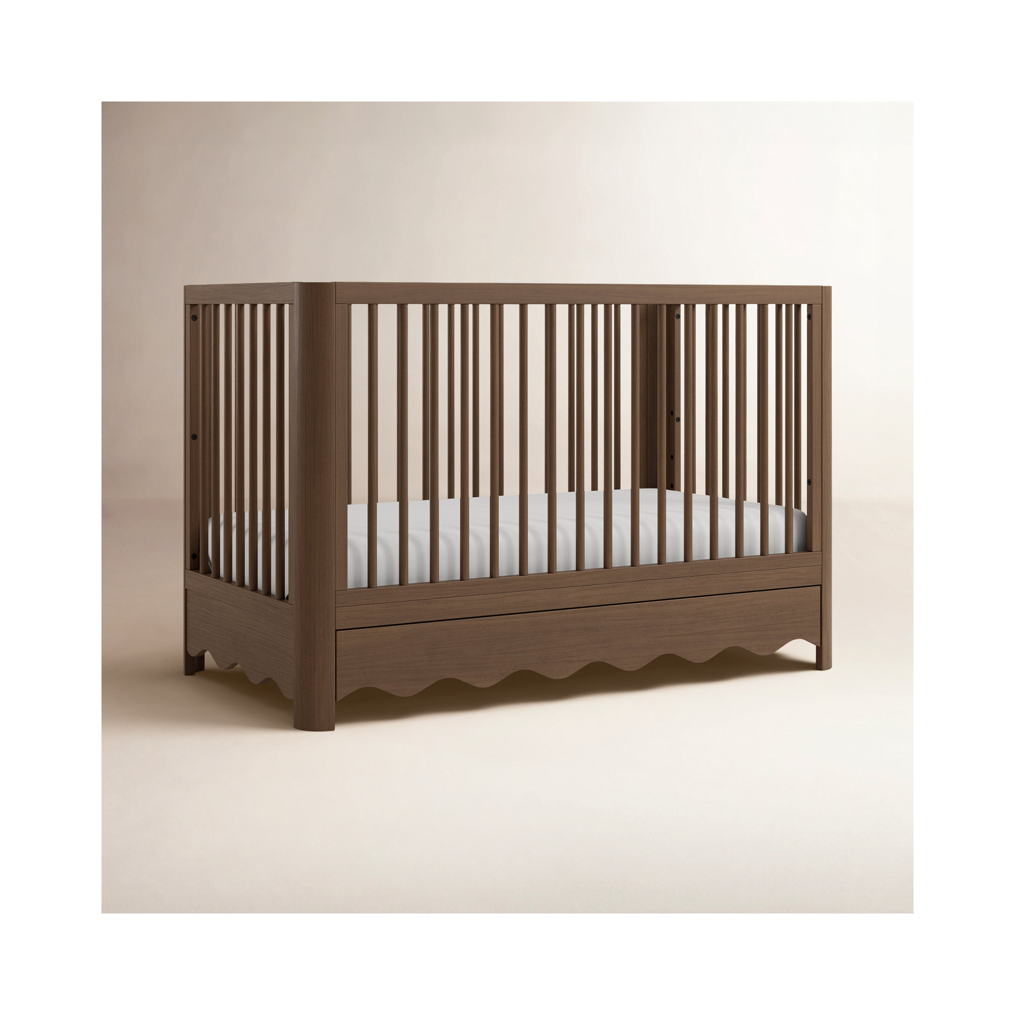 Storkcraft Casablanca Deluxe 5-In-1 Convertible Crib, Hazelnut