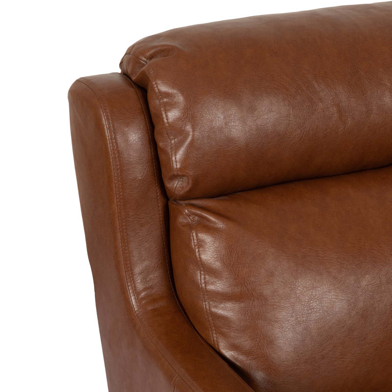 Fauteuil club moderne, Marron clair