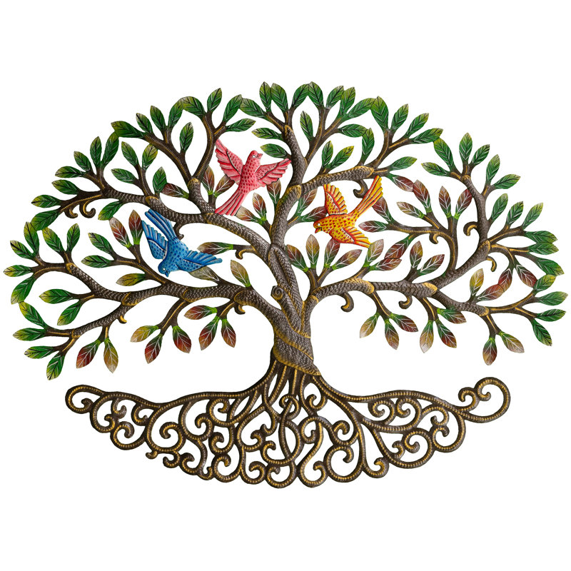 Arbre de vie peint