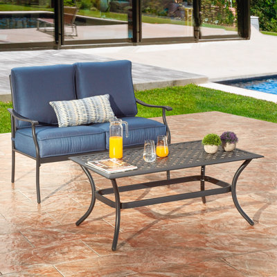 Brigid 2-Piece Loveseat Sofa Seating Group with Cushions