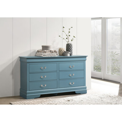  Commode double 6 tiroirs Louis Phillipe Vernon