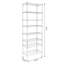 23.6'' W Steel Height -Adjustable Shelving Unit
