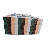 Genuine Marble Block Coffee Table - Multicolor Striped Marble