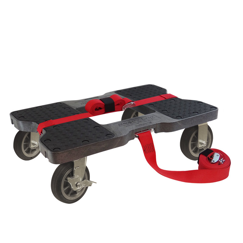 SNAP-LOC 1,500lb All-Terrain E-Track Dolly, Black
