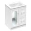 Meuble-lavabo simple 24,17 po avec comptoir d'évier