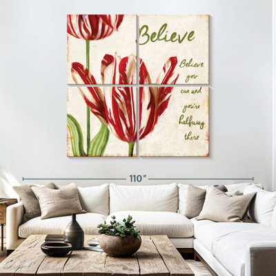 Harnek Floral Believe You Can