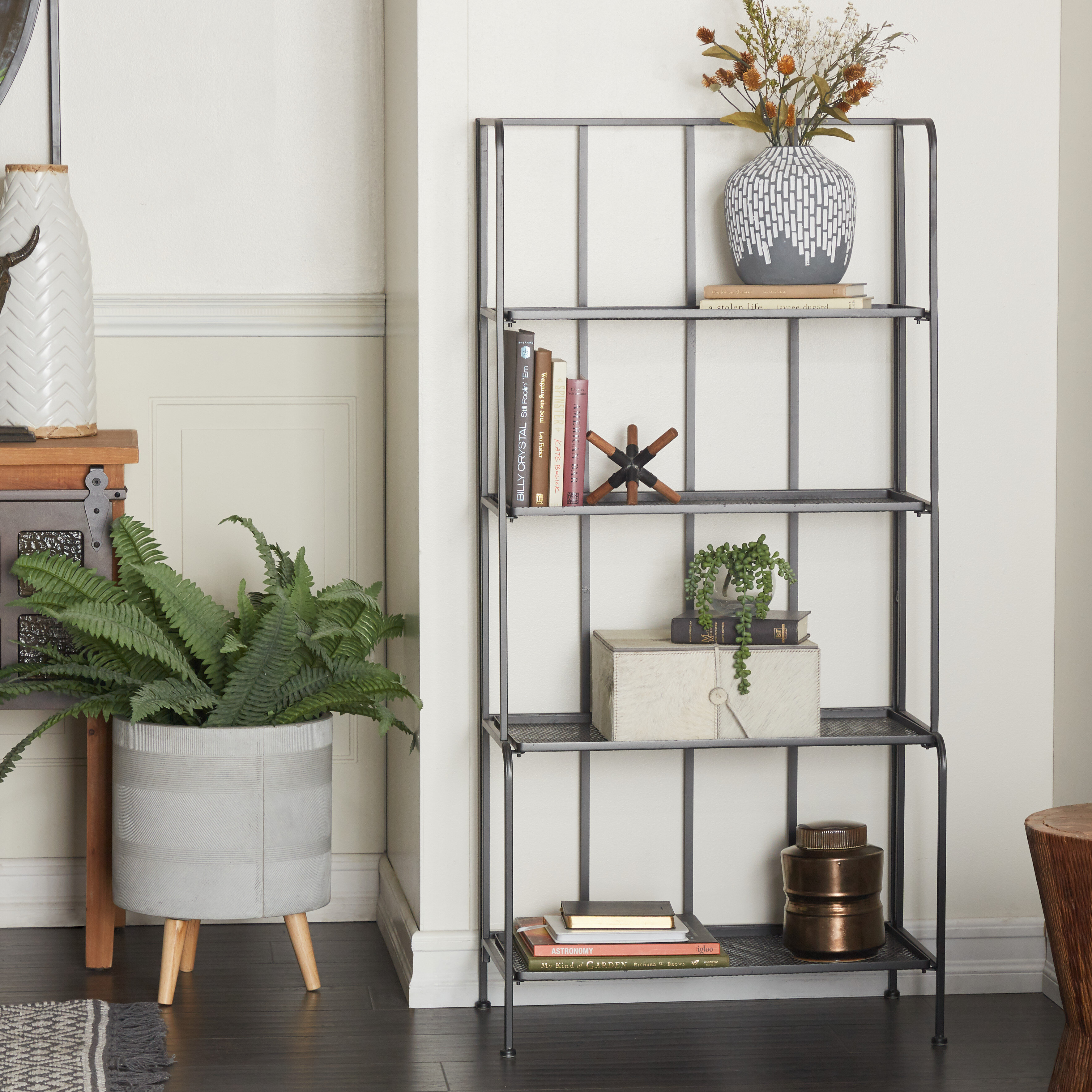 17 Stories 24'' Iron Standard Baker's Rack | Wayfair