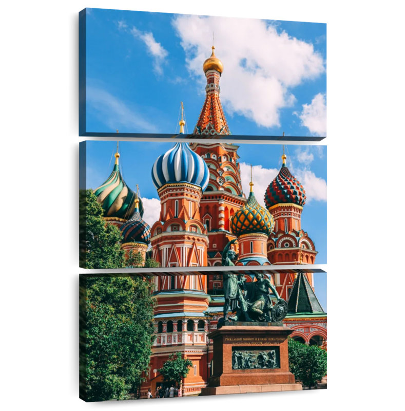 Lilie Vasily The Blessed Cathedral, 32" H x 20" W