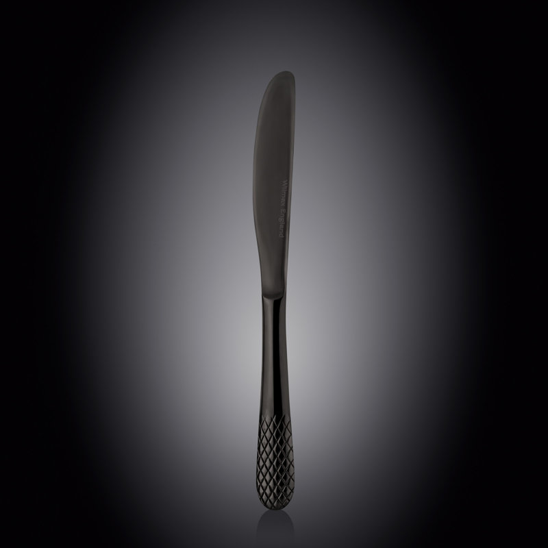 Julia Diamond Collection Flatware, Black