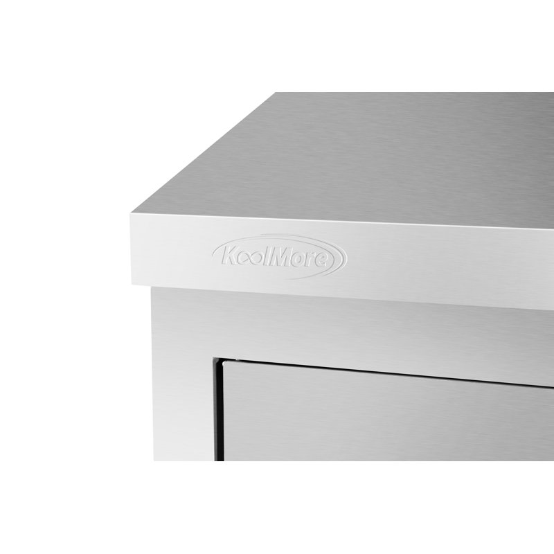 Armoire murale en acier inoxydable avec portes à charnières, 36"
