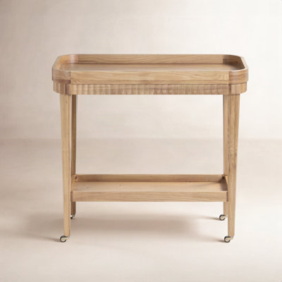 Oak Bar Cart